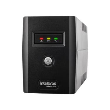 Imagem de No break Intelbras XNB 600 600VA entrada e saída de 220V preto