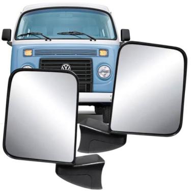 Imagem de Par Retrovisor completo Volkswagen Kombi Cliper 98 2000 2002 2004 2006