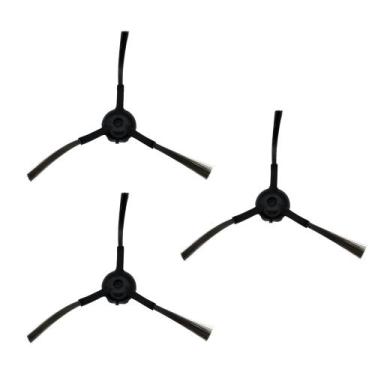 Imagem de Kit 3un Escova Rotativa Frontal Esquerda Compatível com Robô Aspirador