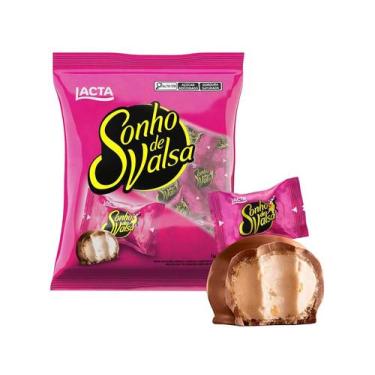 Imagem de Pacote de Bombom Chocolate Sonho de Valsa - ao Leite 1kg Lacta
