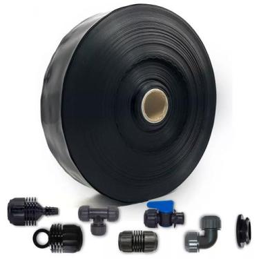 Imagem de Kit Conexões + Mangueira Santeno Modelo 2 200 Mts Irrigação
