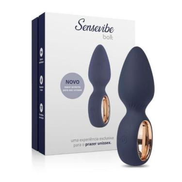 Imagem de Sensevibe Bolt Plug Anal Vibratório 10 Vibrações A Sós Recarregável