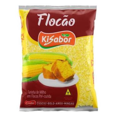 Imagem de Farinha Kisabor De Milho Flocão Sem Glúten 500 G