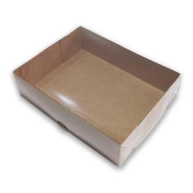 Imagem de 10 Caixas Para 12 Brigadeiros C Berço, Tampa Acetato, Kraft - Embala C