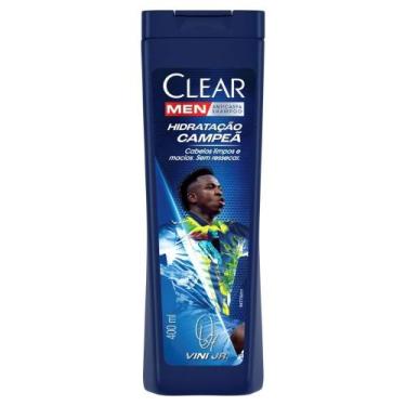 Imagem de Shampoo Clear Anti-Caspa Men Hidratação Campeã 400ml, 400ml