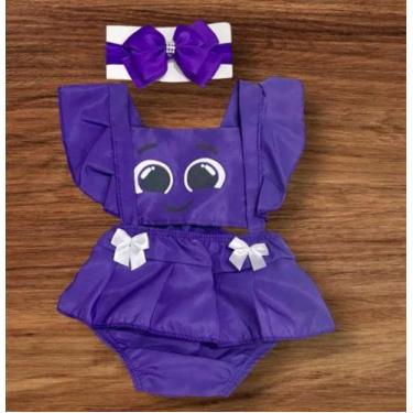 Imagem de Romper do bolo fofo Mesversario, Roxo, G