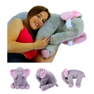 Imagem de Bichinho de Pelucia Elefante Gigante Travesseiro Almofada - RG Shops