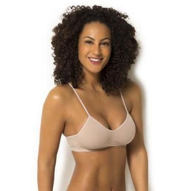 Imagem de Sutiã Nadador Trifil C01155  Sem Costura, Macadâmia, G