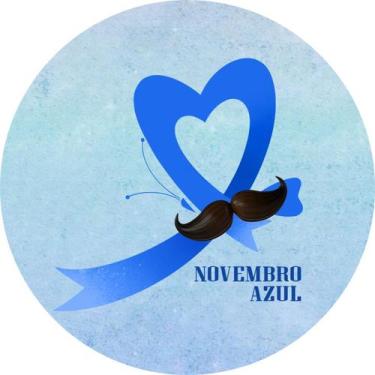 Imagem de Painel Festa Redondo C/ Elástico 1,50m Novembro Azul - Fadrix