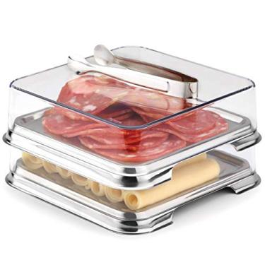 Imagem de Conjunto Porta-Frios Forma Inox Vision 15,5 × 15,5 x 9 cm - 3 peças