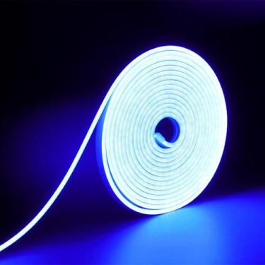 Imagem de Fita De Led Neon Taschibra 8W/M IP65 220V Cores  Valor Do Metro, Azul