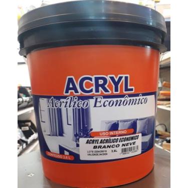 Imagem de Tinta acryl acrilico ecomonico branco neve 3,6l - Impercron