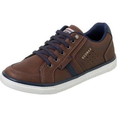 Imagem de Sapatenis Casual Infantil Masculino Menino 5526-005 - REDMAX, Marrom, 