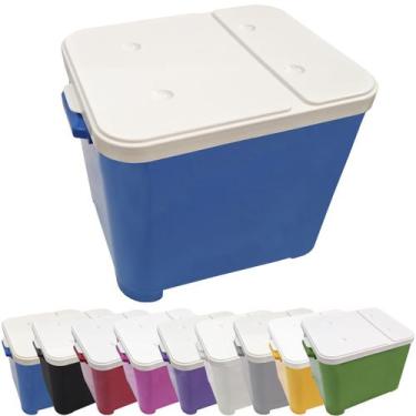 Imagem de Container Porta Ração Canister Plástico com Tampa Protege Conserva Fur