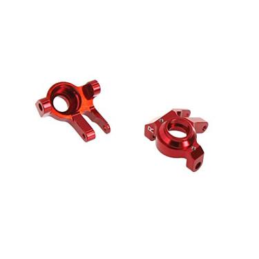 Imagem de Atomik Alloy Front Steering Knuckle - RC Car Replacement for Axial SCX10 II - Hardened, Durable Billet 6061 Aluminum, Chassis Upgrade AX31381 - Red