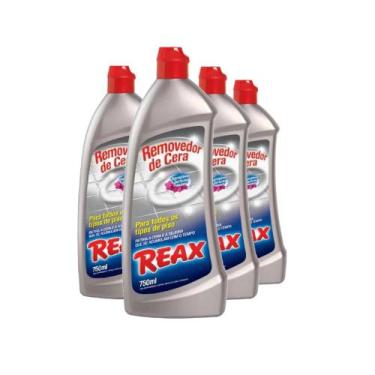 Imagem de KIt 4 Removedor de Ceras Reax todos tipos de piso 750ml Cada