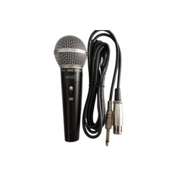Imagem de Microfone dinamico de metal preto, profissional mxt m-58 - MXT JHOLSOM