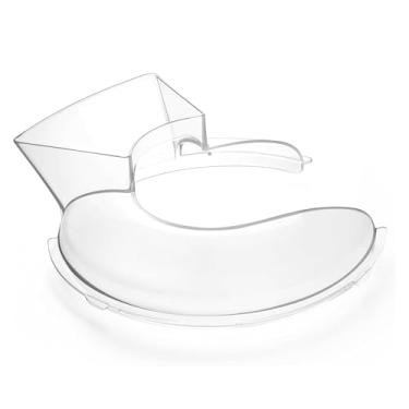 Imagem de Protetor de derramamento compatível com tigela batedeira KitchenAid de 4,5 a 5 litros (aço inoxidável, vidro e cerâmica), protetor contra respingos, lavável na lava-louças. Como acessórios e