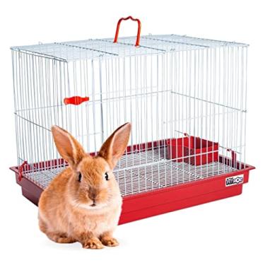 Imagem de JEL PLAST GAIOLA PARA COELHO - VERMELHA, GRANDE