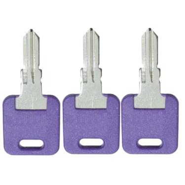 Imagem de Unifizz 3 peças de chaves de corte personalizadas para trailer/trailer de viagem/porta de entrada de quinta roda e fechaduras de porta de bagagem para Global Link RV G301 - G391