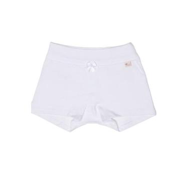 Imagem de Calcinha Boxer Infantil Upman, Branco, 06