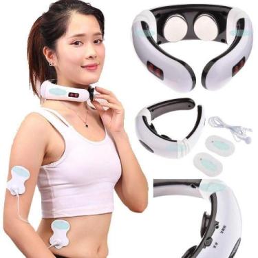 Imagem de Aparelho Massageador Eletrico De Pescoço Massagem Alivia Dor - Bc Bora