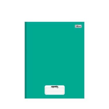 Imagem de Caderno 1 Matéria Costurado Verde Mais 96 Folhas Tilibra