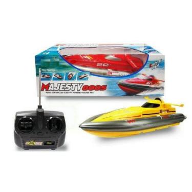 Imagem de Lancha De Controle Remoto Majesty Creative Toys Eletrico, Amarelo, Pre