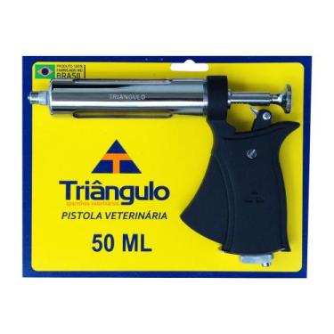 Imagem de Seringa veterinária aut. 50ml blister (cabo: colorido) - TRIANGULO, Pr