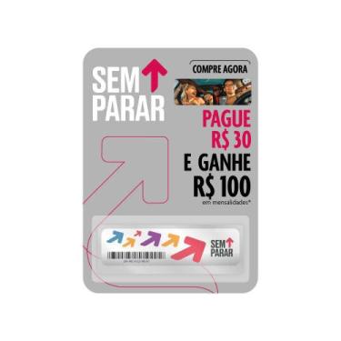 Imagem de Etiqueta Eletrônica Stick Sem Parar Pague 30 Reais e Ganhe 100 Reais e