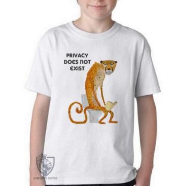 Imagem de Camiseta Infantil ou adulto  Privacidade não existe Blusa Criança todo