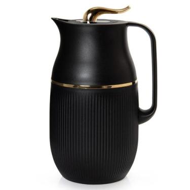 Imagem de Garrafa Térmica Vicenza Termopro 1 Litro Preta