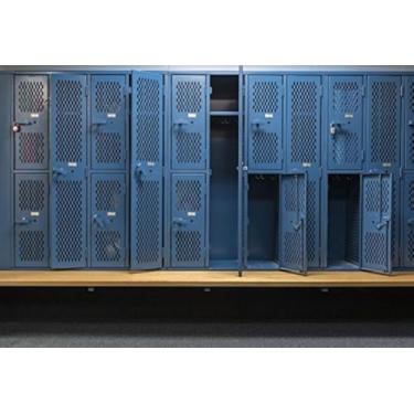 Imagem de Yeele Cenários de fotografia - Fundo de foto - 2,1 x 1,5 m Estádio Academia Piscina Armário de armazenamento Pano de fundo Escola Estudante Artístico Retrato Foto Studio Adereços