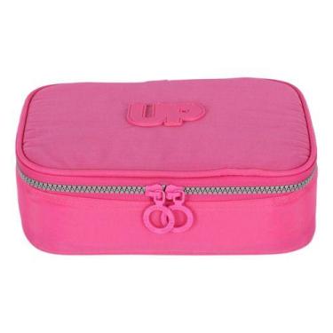 Imagem de Estojo Nécessaire Escolar 100 Pens Up4you Tactel Crinkle - Luxcel, Ros