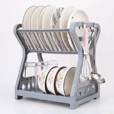Imagem de Escorredor de Louças 13 Pratos Secador Louça escorredor de Cozinha sec