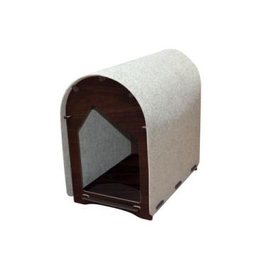 Imagem de Casinha Para Pets - Feltro Cinza - Spezialle