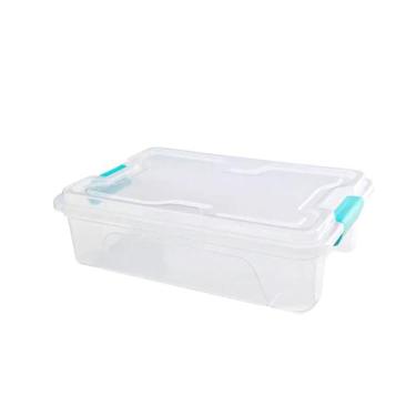 Imagem de Caixa Organizadora Multiuso Transparente C/tampa 10 Litros Liso - Usua