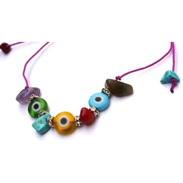 Imagem de nevfactory Pulseira com olho turco | Pulseira turca com olho turco.., Large, Cristal, Plexiglass