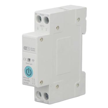 Imagem de Interruptor Inteligente Wi Fi, Disjuntor de Medição de Energia, Controle de Temporizador, para Automação Residencial, Controle Remoto Tuya