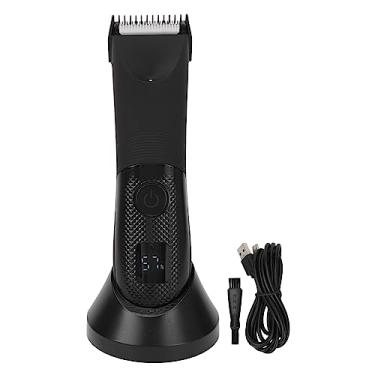 Imagem de Vomeko Electric R azor, máquina de cortar cabelo elétrica para corpo, cabeça de corte de cerâmica Aparador de cabelo corporal recarregável USB para homens, máquina de cortar