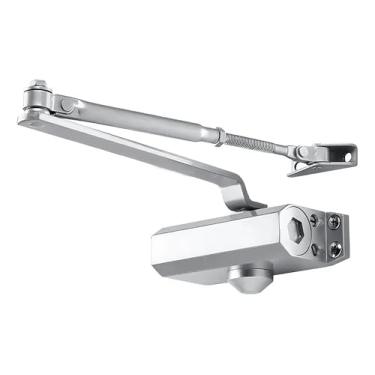 Imagem de Mola Aérea Hidráulica para Porta, Fechador Automático com Regulagem de Força e Velocidade, Força 2 45-60 Kgs Branco