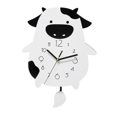 Imagem de Relógio de Parede Silencioso, Operado por Bateria, Sem Tique-taque, Panda, Redondo, Decorativo, Grande Decoração de Sala de Estar, Redondo, Silencioso, Moderno, Espelhado, para