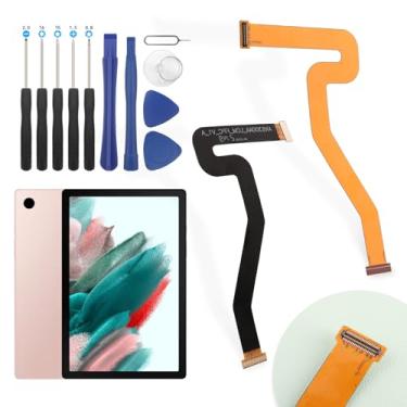 Imagem de Conector de tela de substituição de cabo flexível para Samsung Galaxy Tab A8 10,5 polegadas LCD Display Flex Cable para Samsung Tab A8 SM-X200 SM-X205 placa mãe conector fita reparo peça com