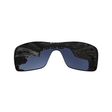 Imagem de Vonxyz Lentes de reposição para óculos de sol Oakley Batwolf OO9101 - preto oculto polarizado