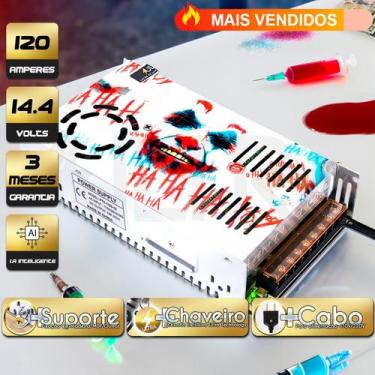 Imagem de Fonte Automotiva 120A 200A 14.4V Cheque Mate EDIÇÃO LIMITADA Som Autom