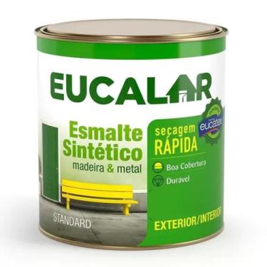 Imagem de tinta esmalte eucalar vermelho goya 900 ml