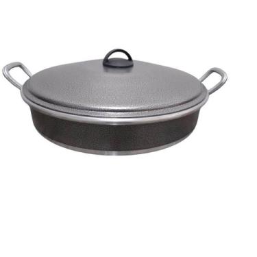 Imagem de Tacho Panela De Alumínio Com Tampa Tipo Disco Arado 40cm - Alumilar, p