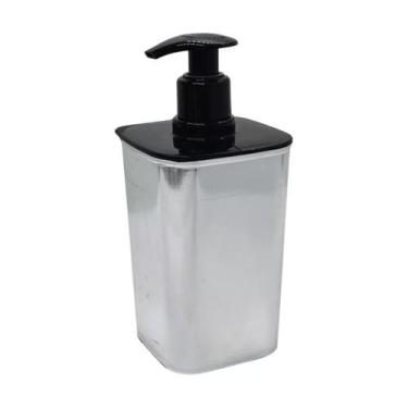 Imagem de Porta Sabonete Liquido Dispenser Organizador Banheiro 420ml Detergente