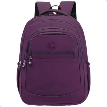 Imagem de Mochila Bolsa Escolar Faculdade Trabalho Grande Feminina Espaço Para N