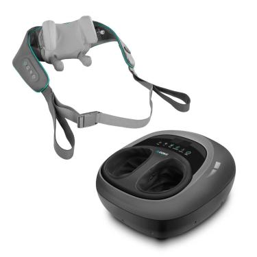 Imagem de Massageador para pés Foot Zen e Massageador de Pescoço Neck Spa Genis Relax Polishop